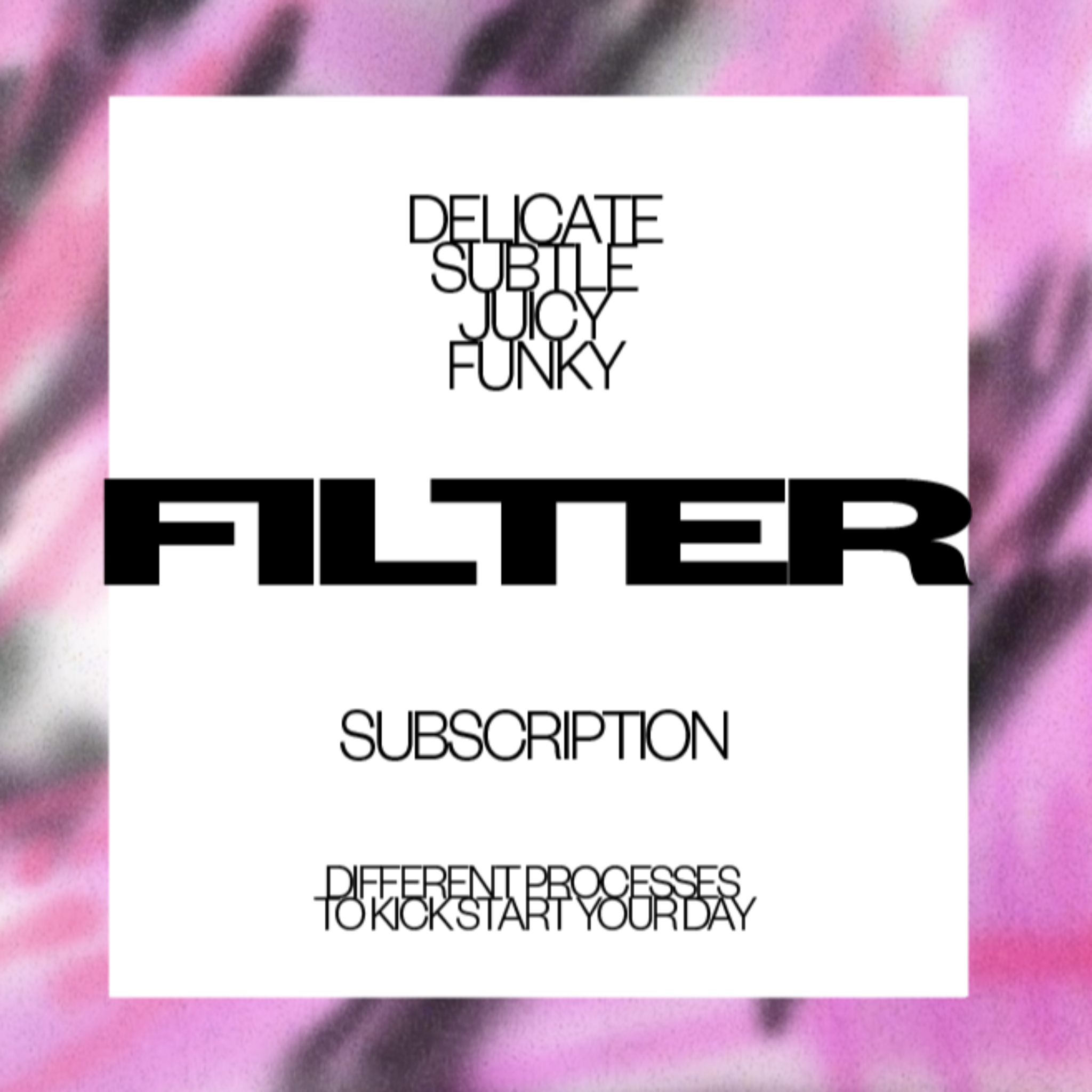 FILTER SUBSCRIPTION